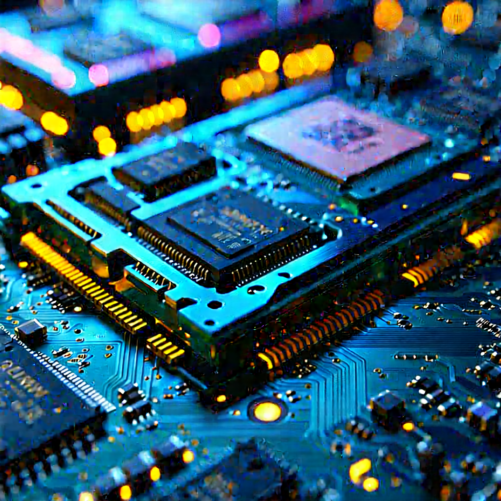 Close-up of memory module
