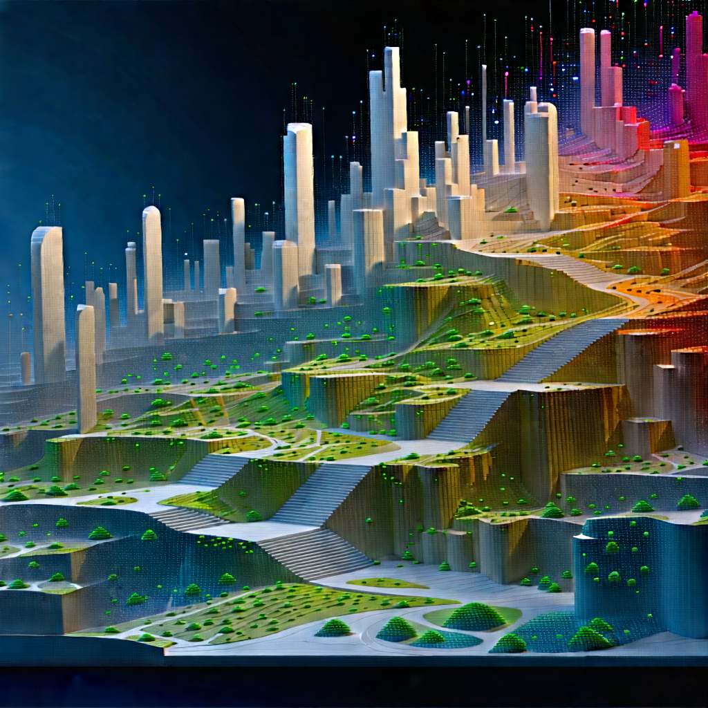 Artificial Intelligence Visualization With Model City,