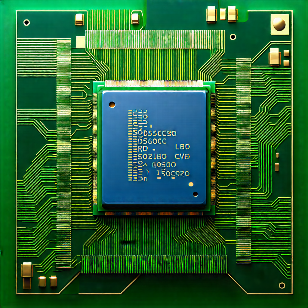 Close-up of microprocessor