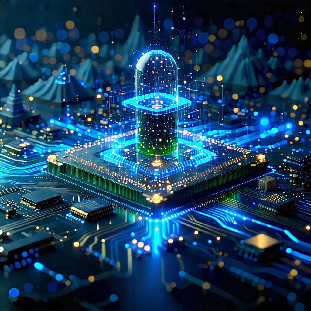 Quantum computer with data streams