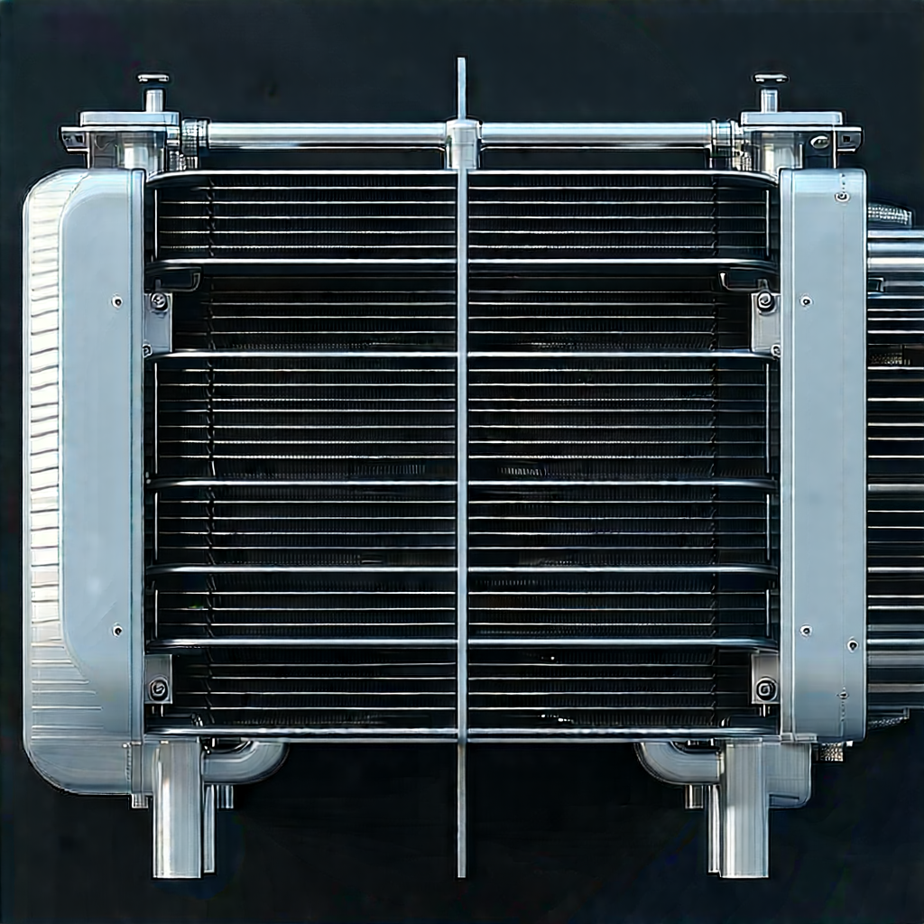 Close-up of cooling system