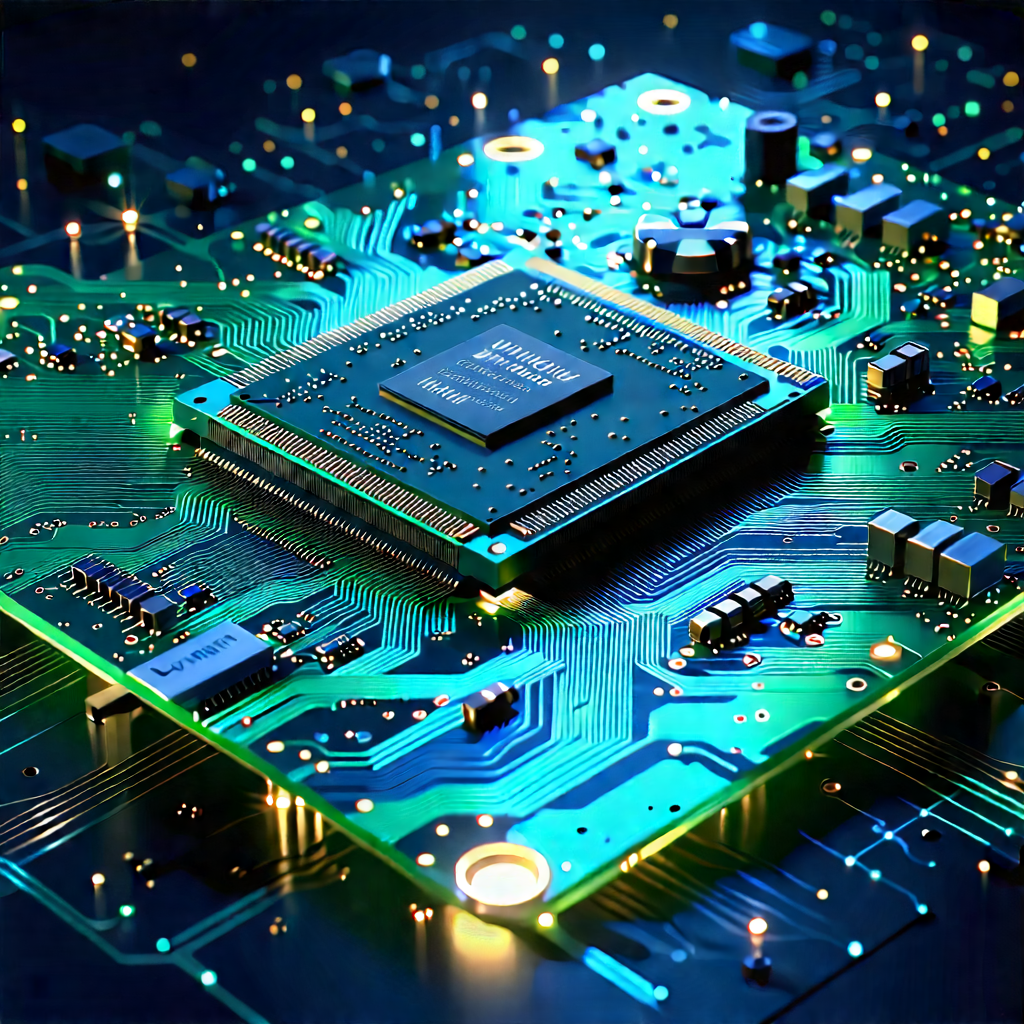 Circuit board with holographic projection