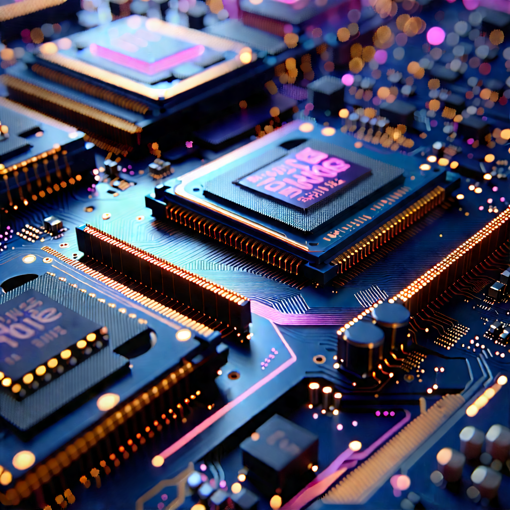 Close-up of memory module