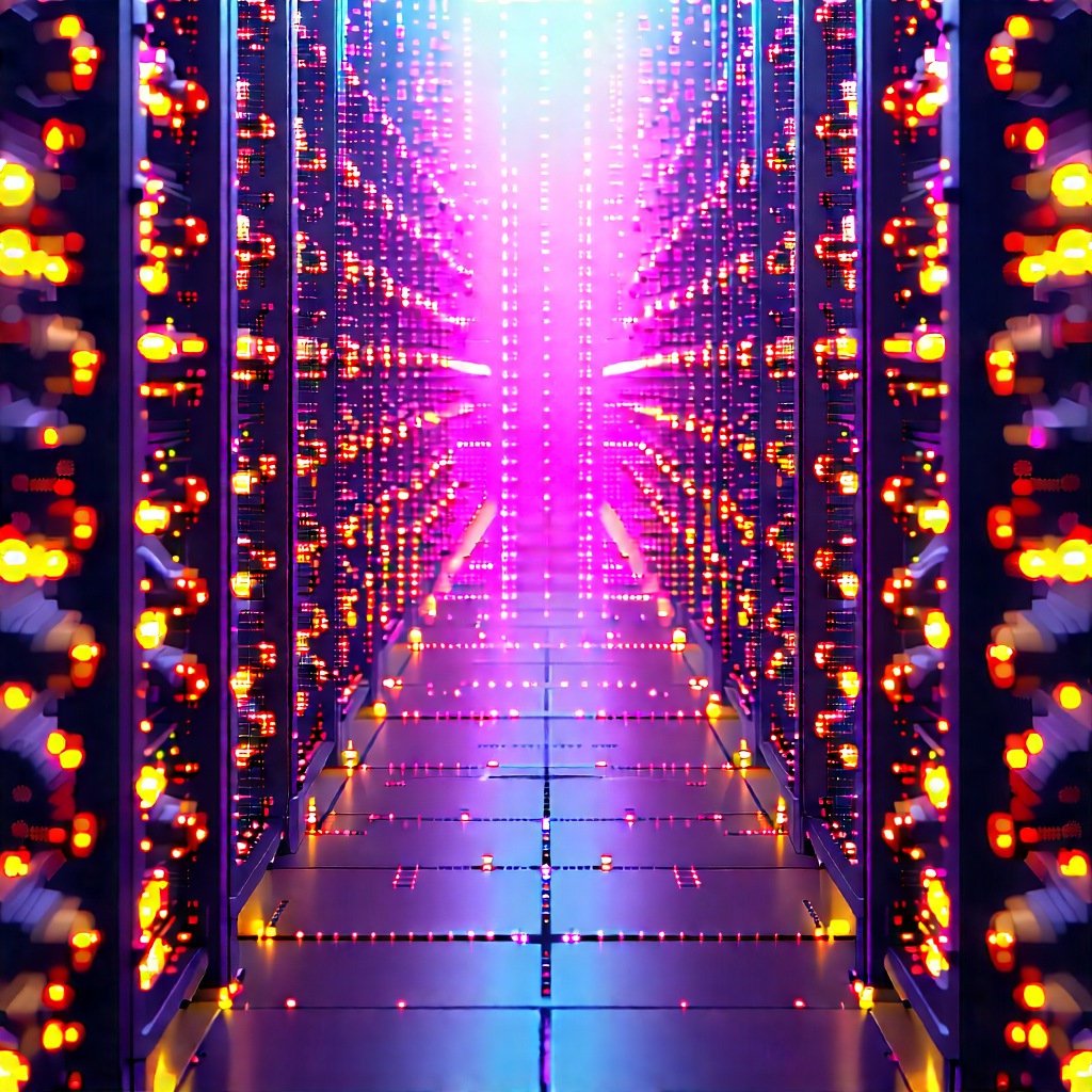 Close-up of sensor array