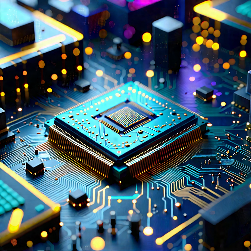 Microchip with digital particles