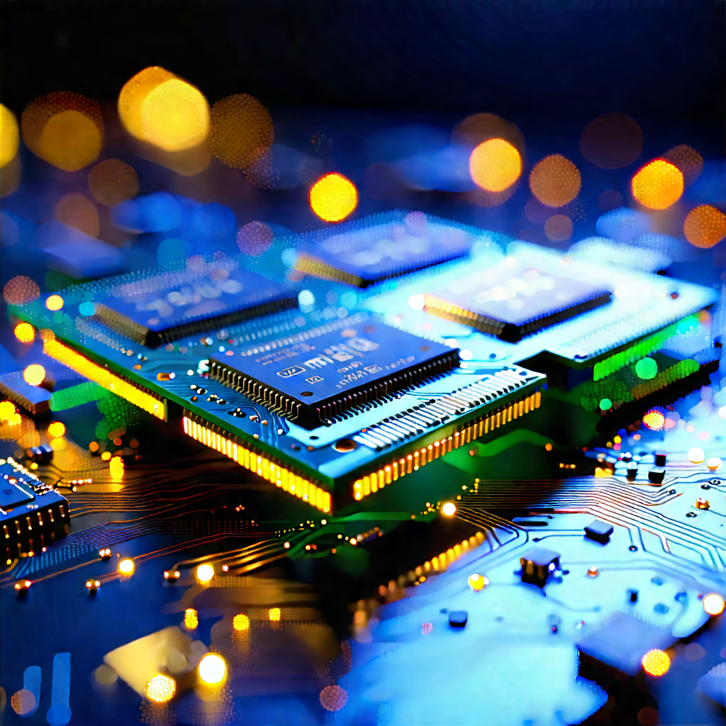 Close-up of memory module