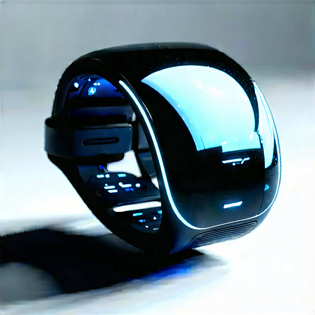 Innovative Wearable Device Design With Futuristic-looking Device,