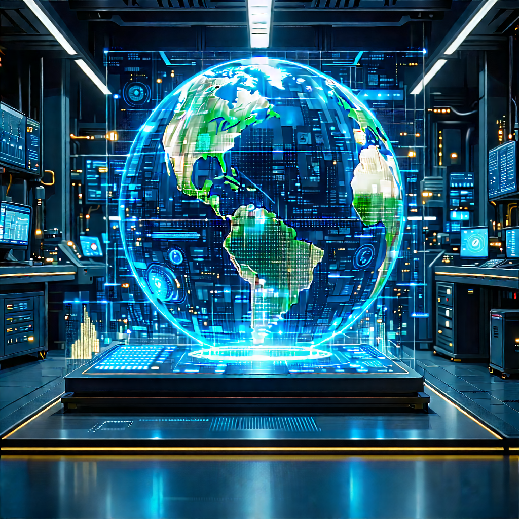 Financial Technology In Manufacturing Facility With Image, There