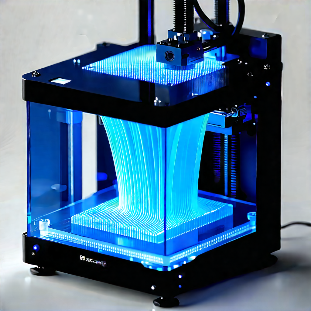 3d printer with data streams