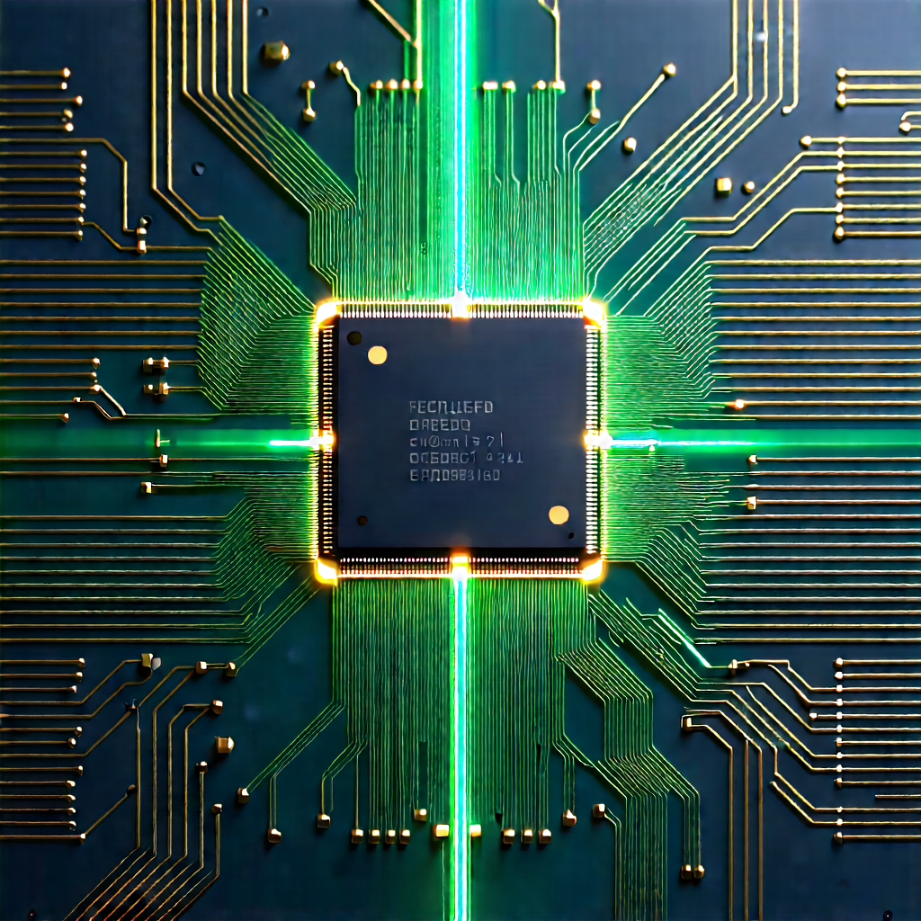 Microchip with laser scanning