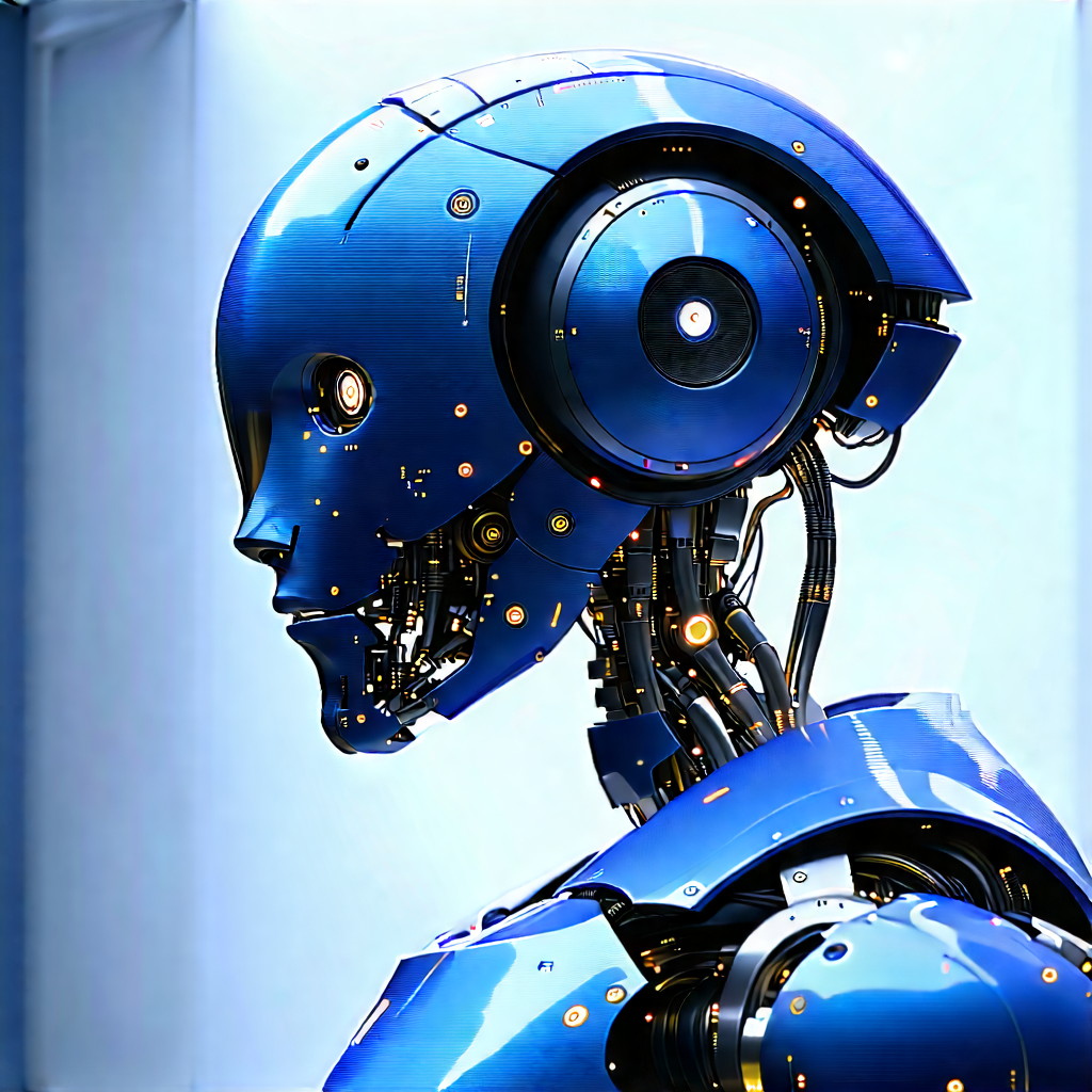 Robot with laser scanning