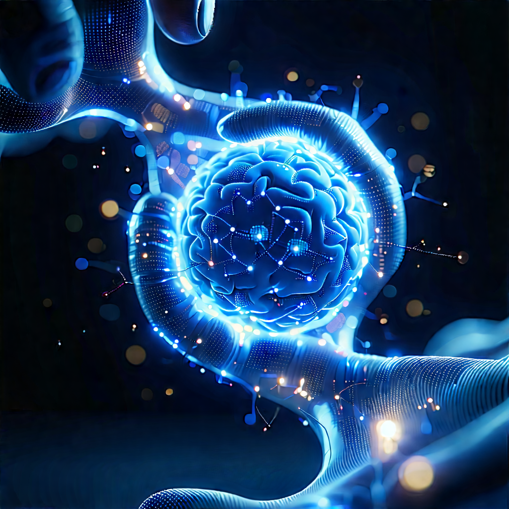 Innovative Medical Technology Design With Blue White
