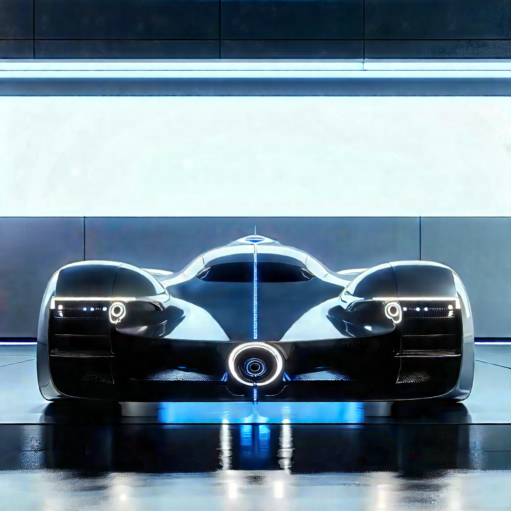 Automotive Technology In Modern Laboratory With Sleek Black