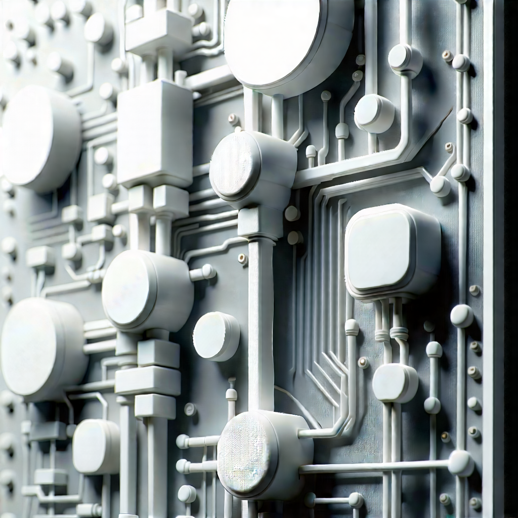 Close-up of sensor array