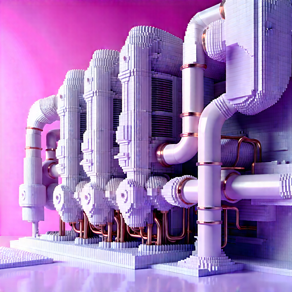 Close-up of cooling system