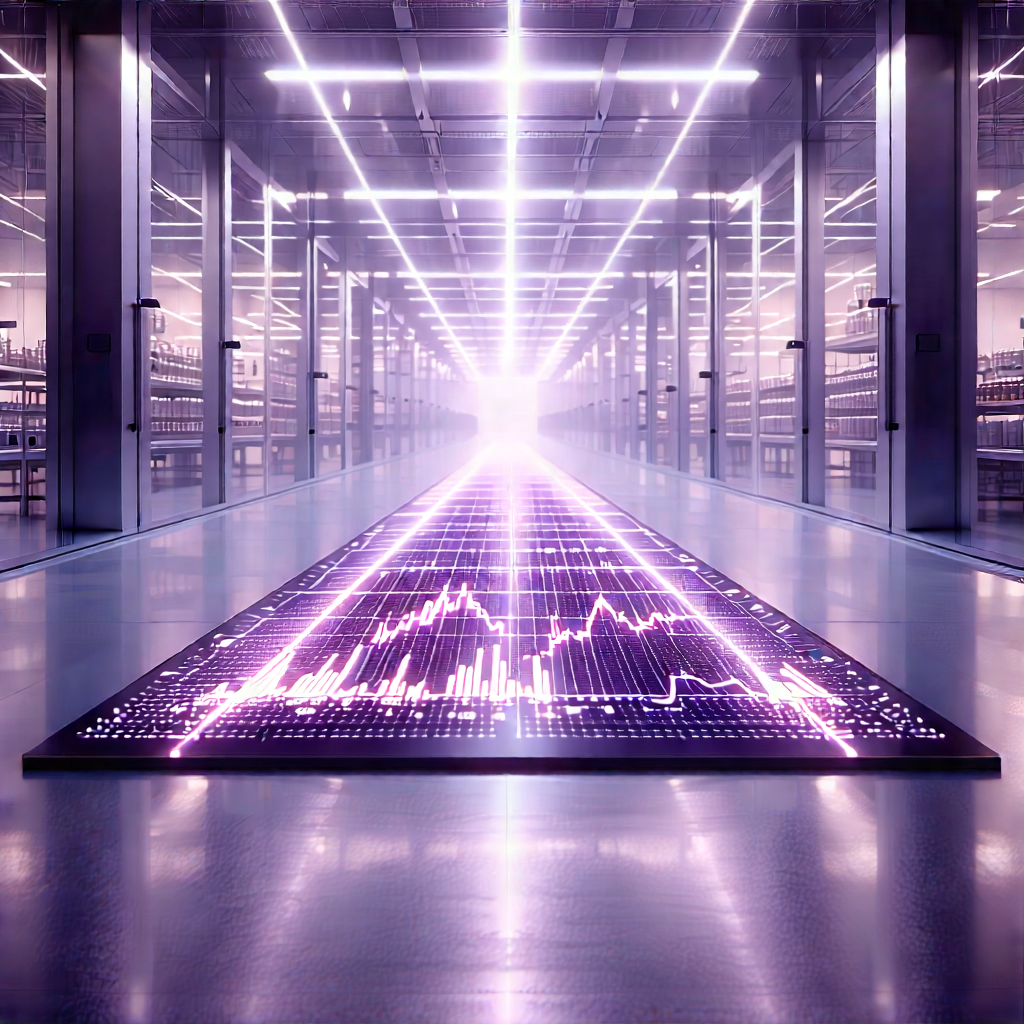 Financial Technology In Manufacturing Facility With Large, Long