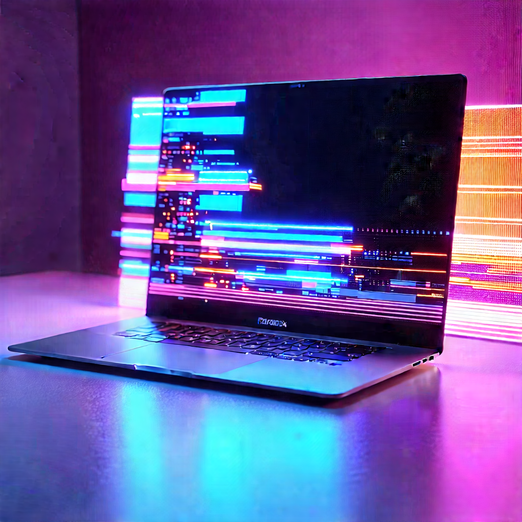 Laptop With Holographic Display With Laptop Computer