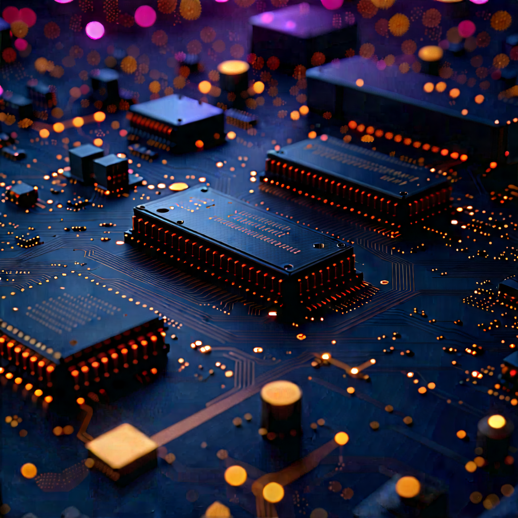Close-up Of Sensor Array With Image, There