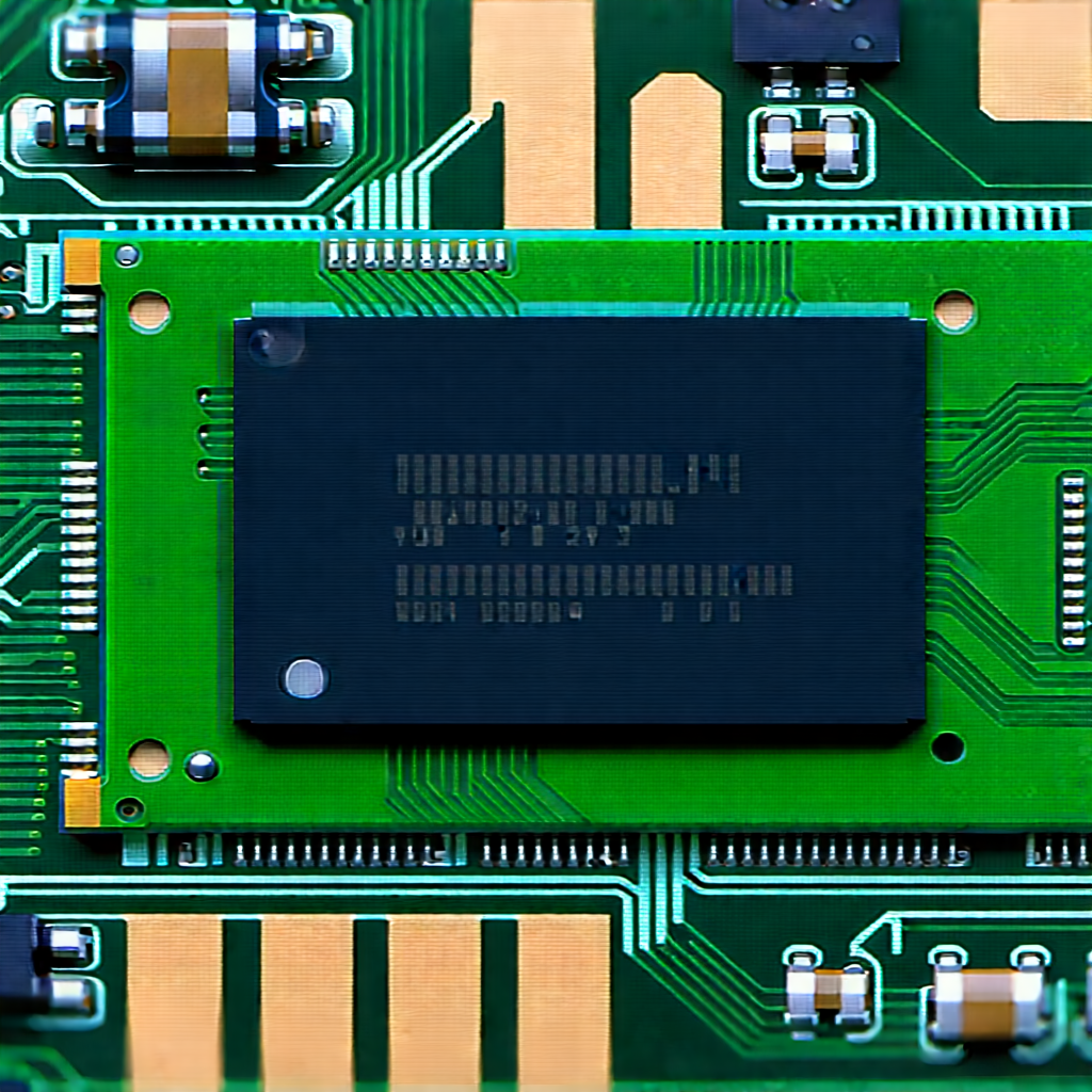 Close-up of memory module