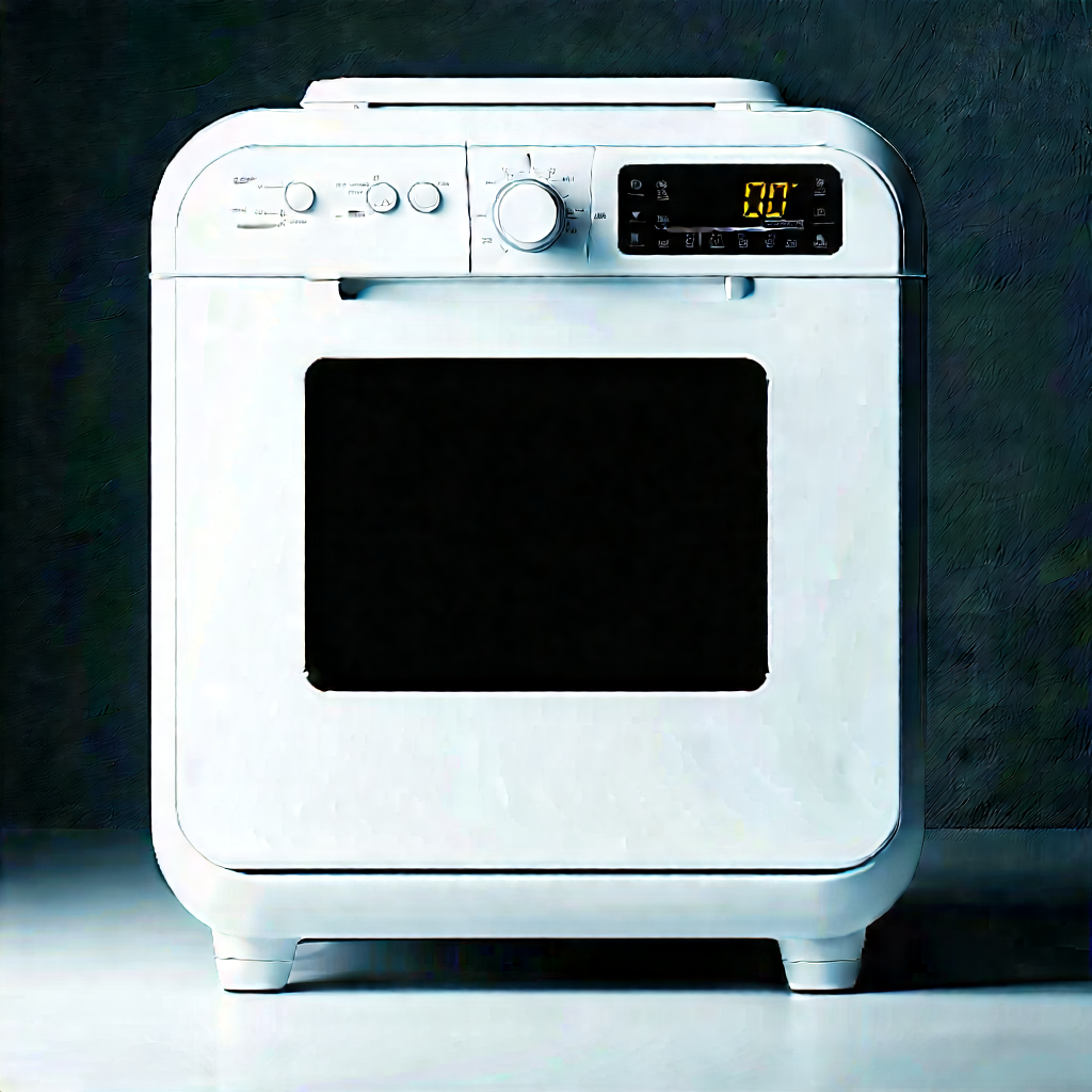 Innovative Smart Appliance (design:1.29) With White Oven