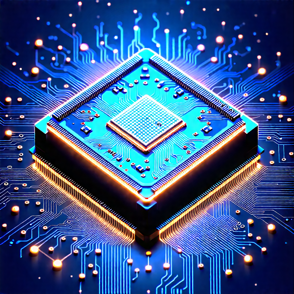 Microchip with digital particles