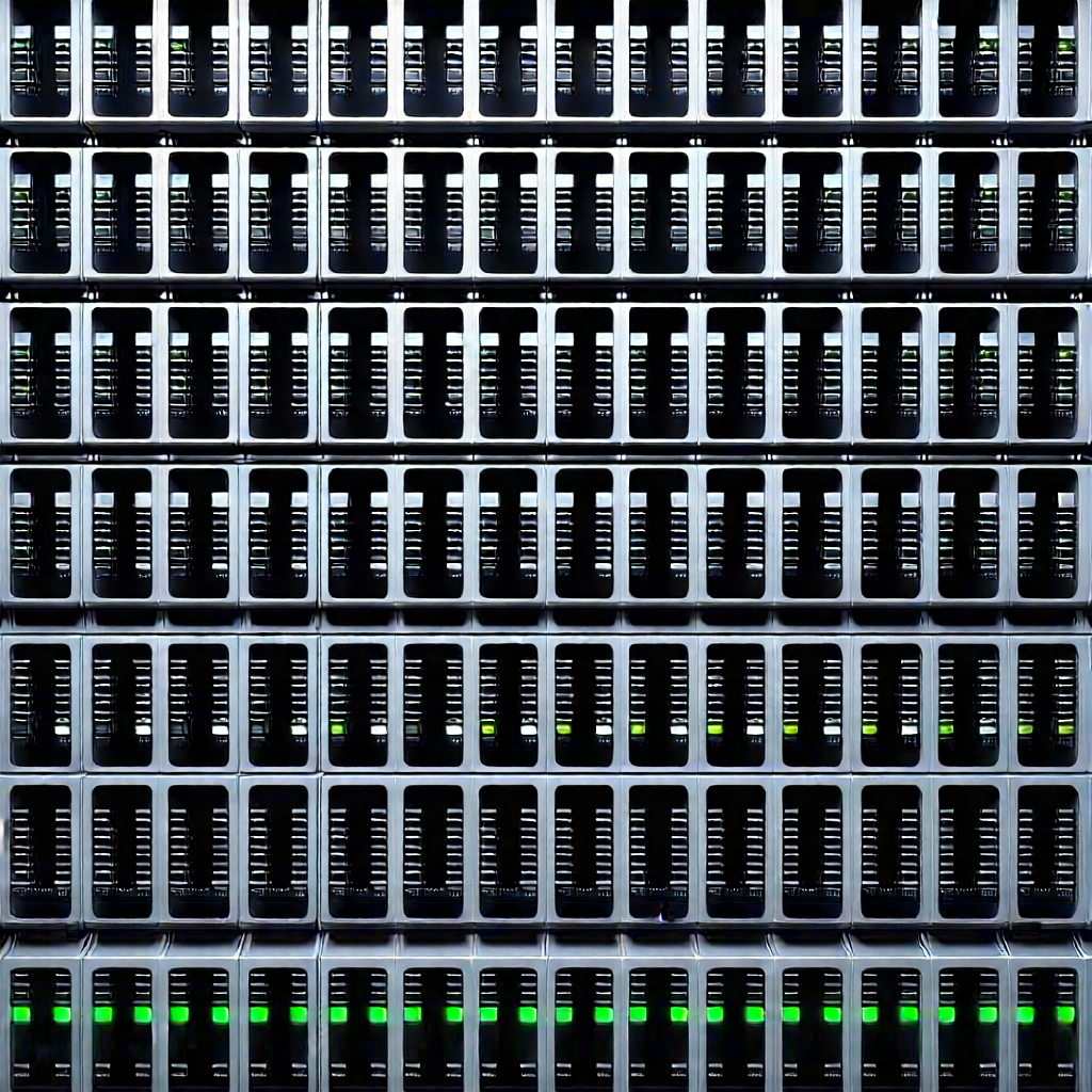 Close-up of sensor array