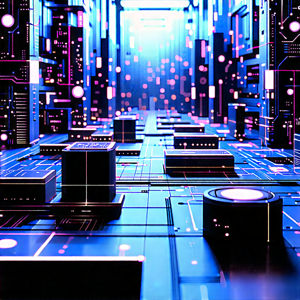 Close-up of sensor array