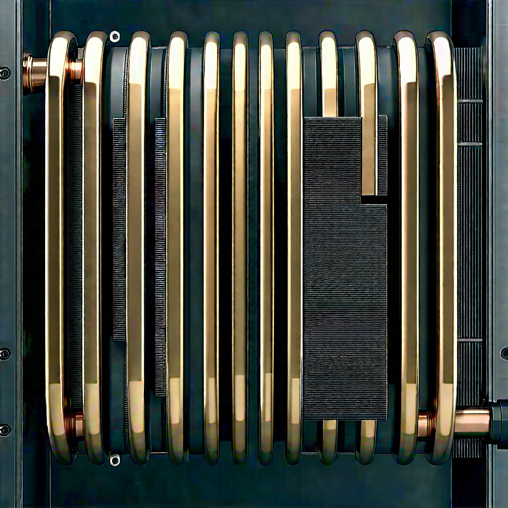 Close-up of cooling system