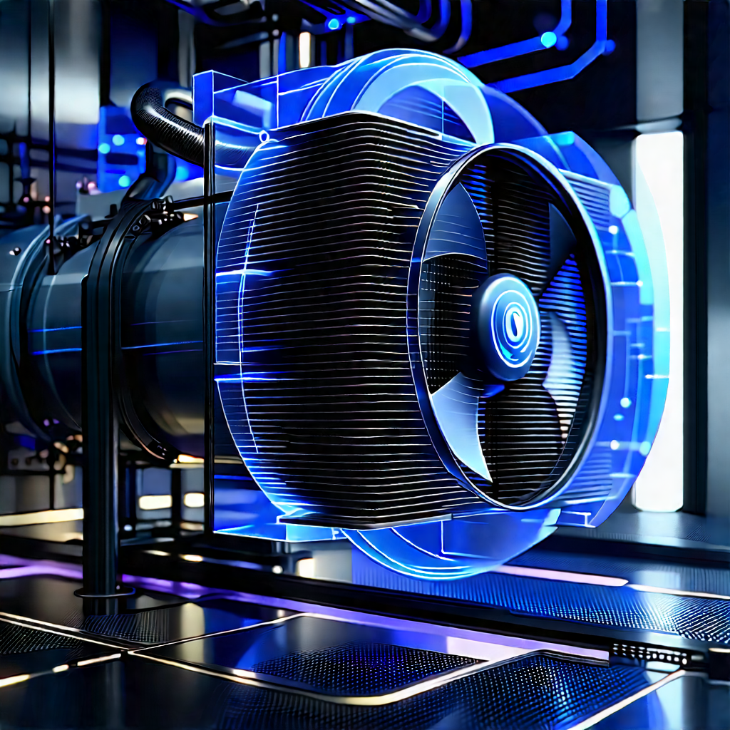 Close-up Of Cooling System With Image