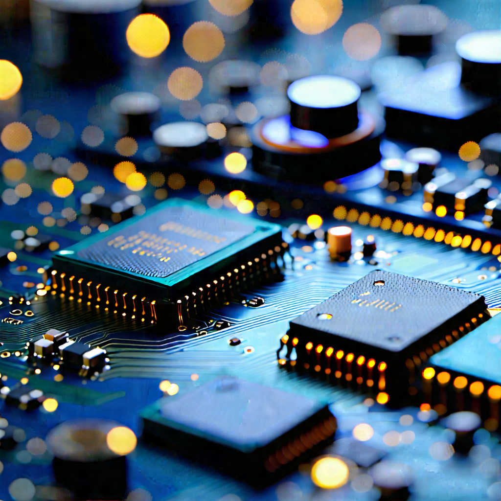 Close-up of sensor array