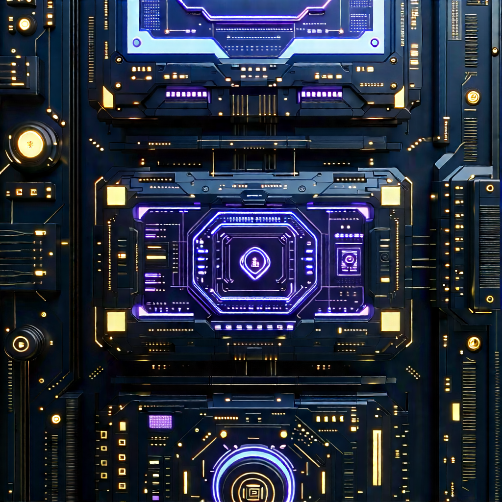 Close-up of sensor array