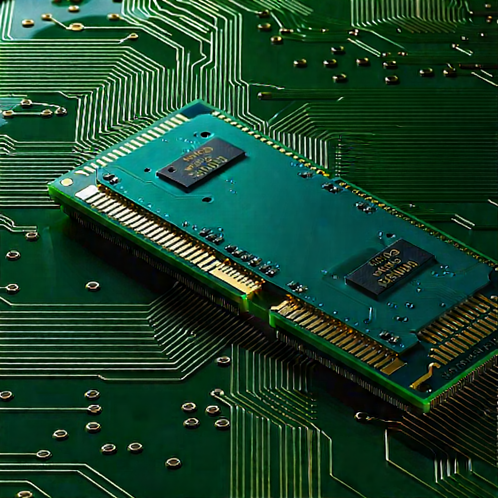 Close-up of memory module