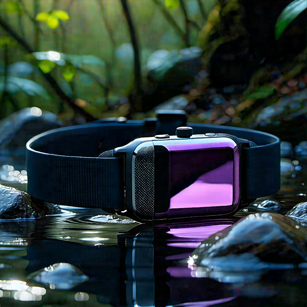 Innovative Wearable Device (design:1.34) With Purple Watch