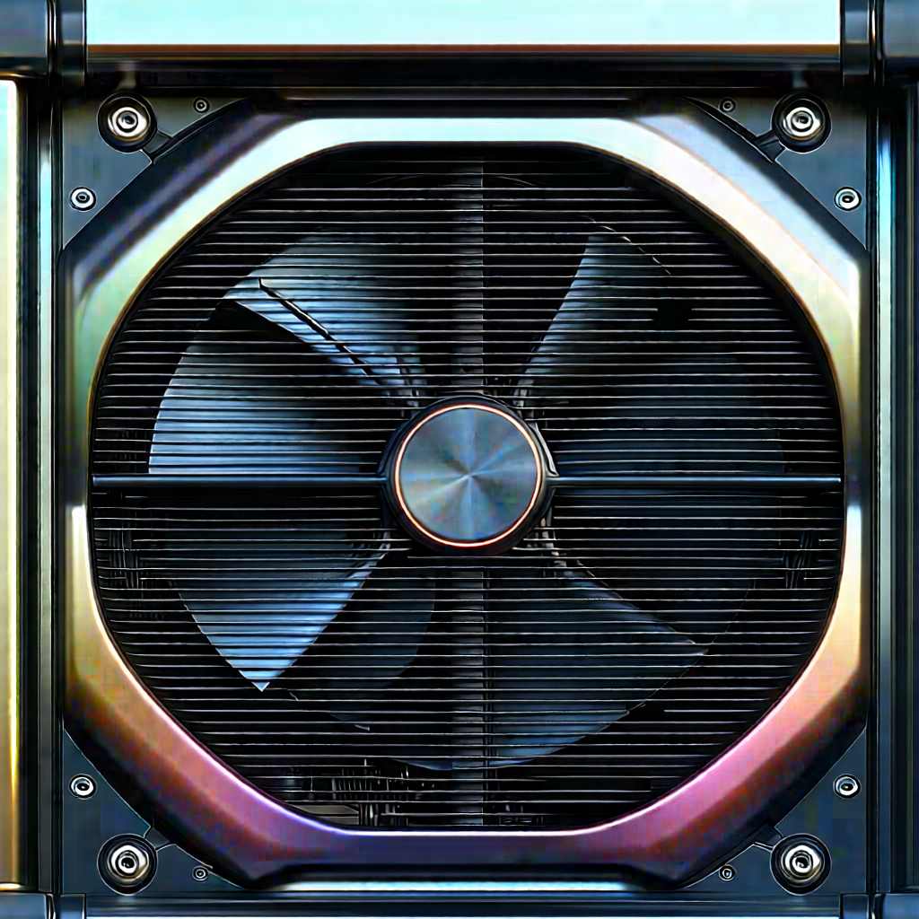 Close-up of cooling system