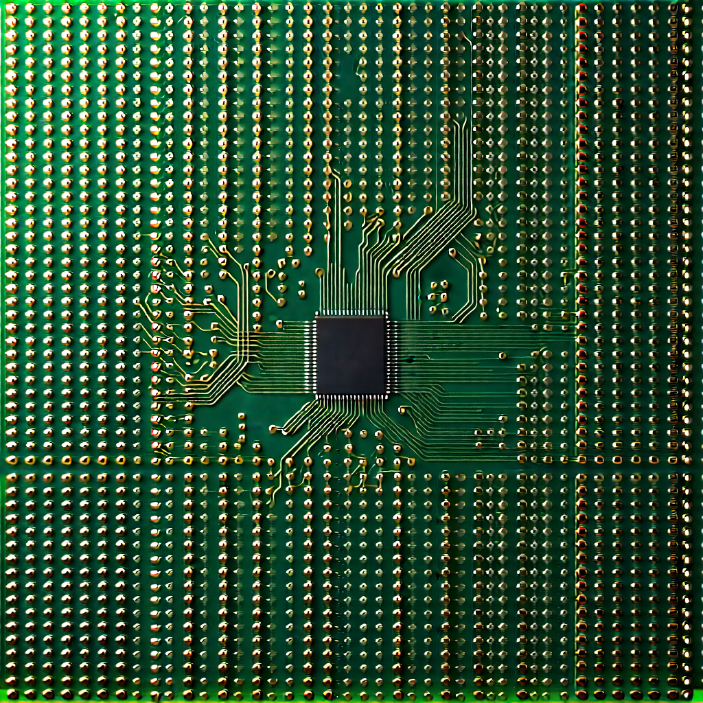 Close-up of sensor array