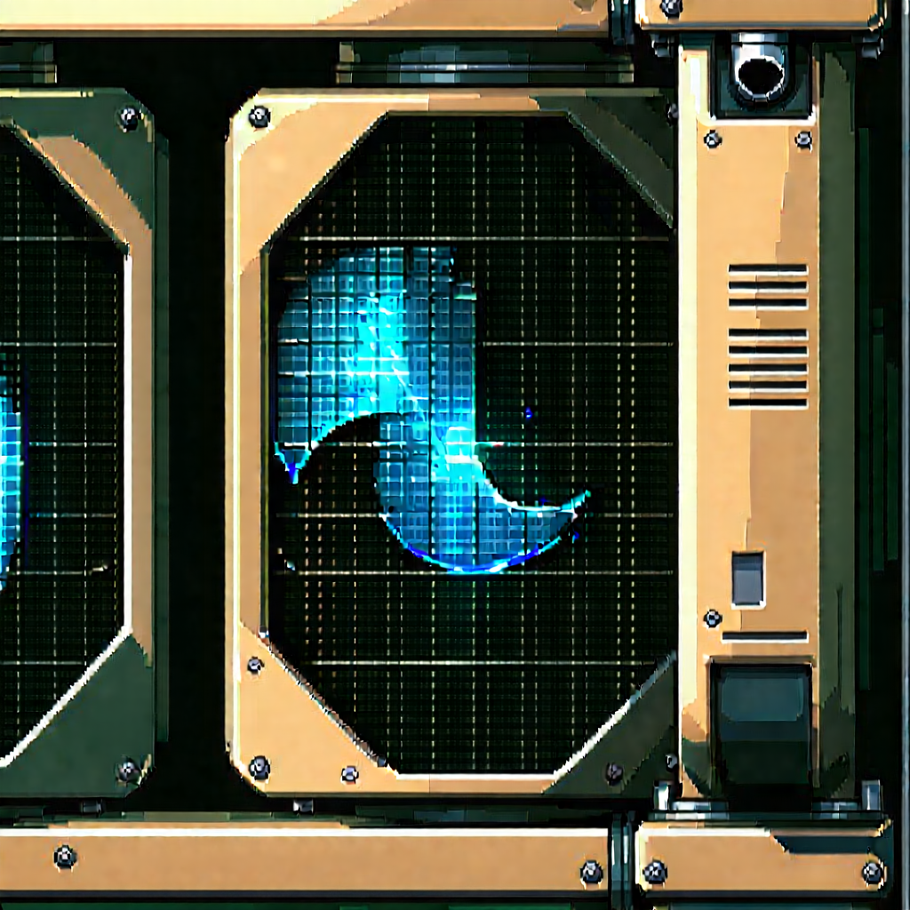 Close-up of cooling system