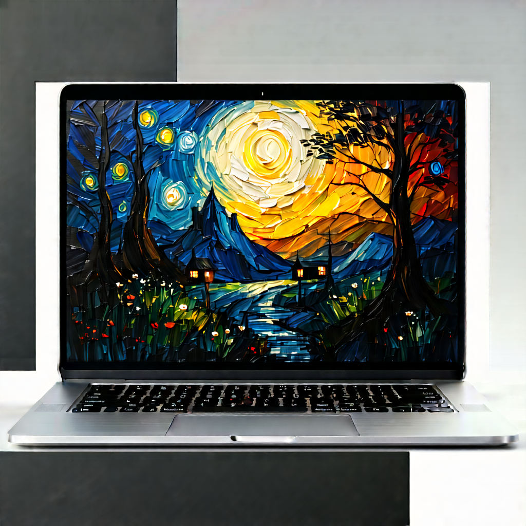 Laptop With Streaming Content With Laptop Computer