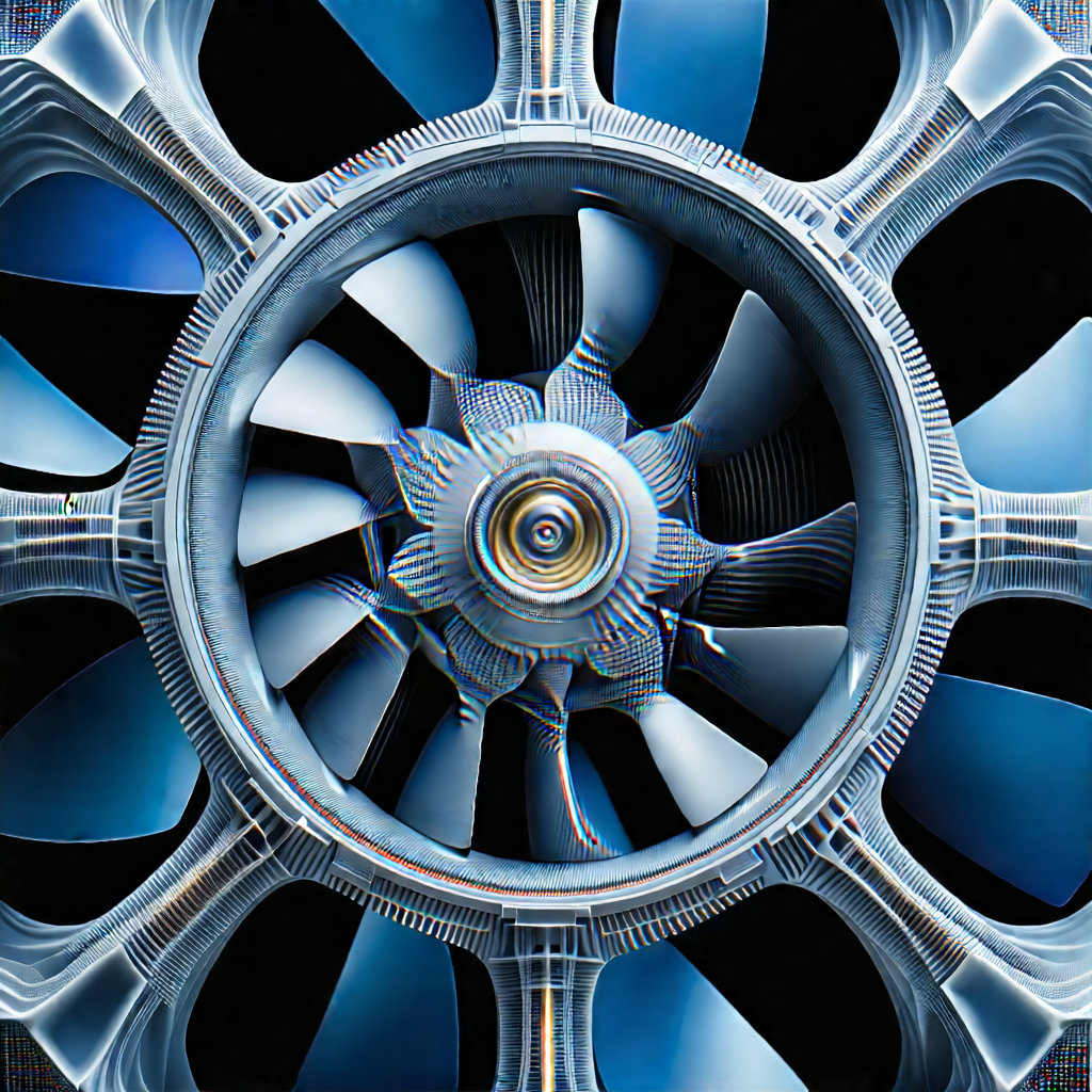 Close-up of cooling system