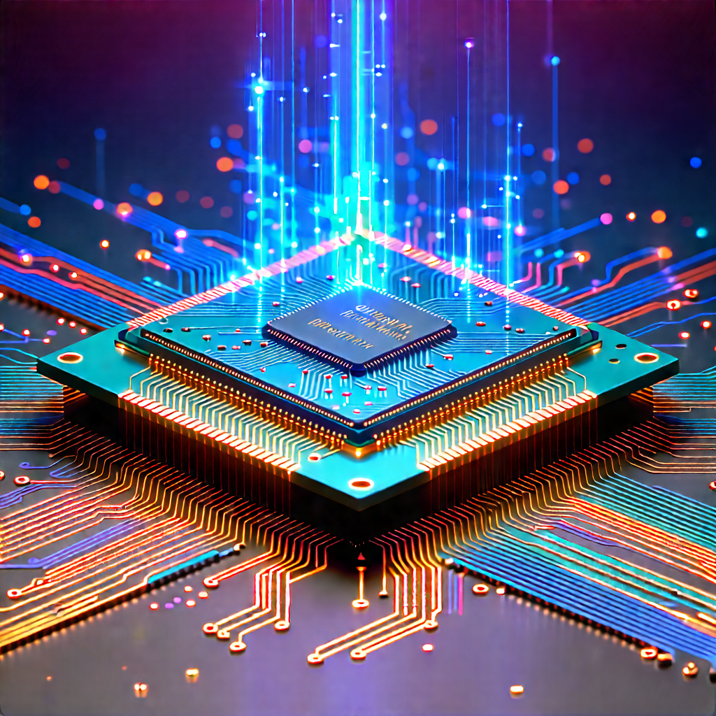 Microchip with data streams