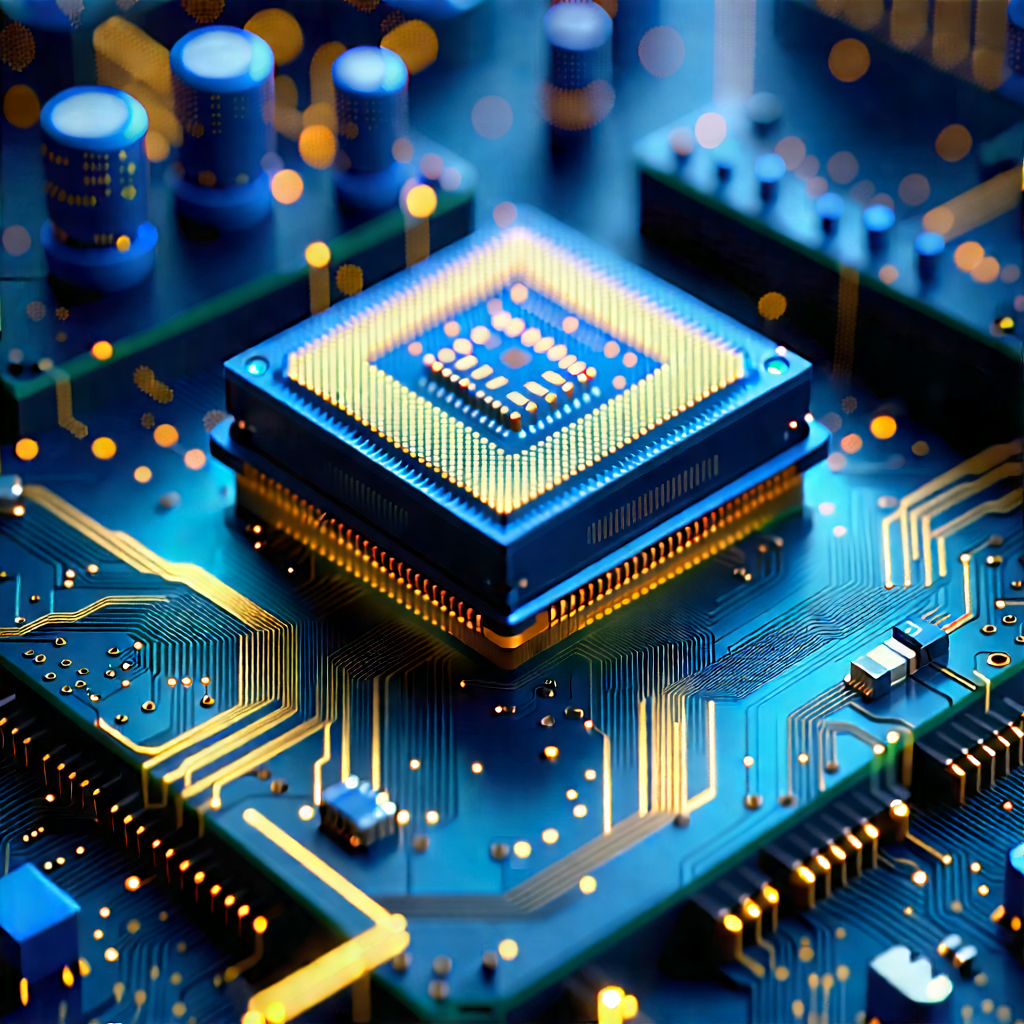 Close-up of sensor array