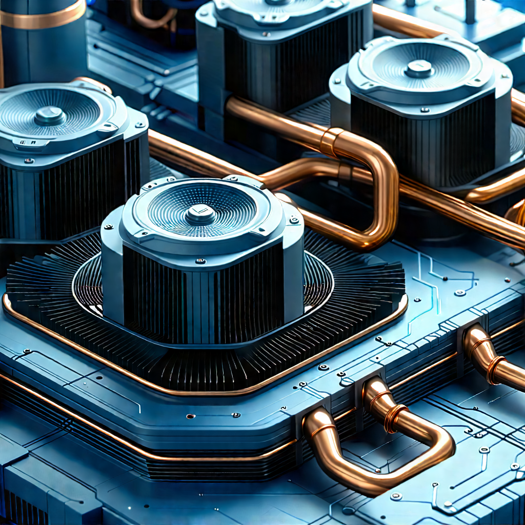 Close-up of cooling system