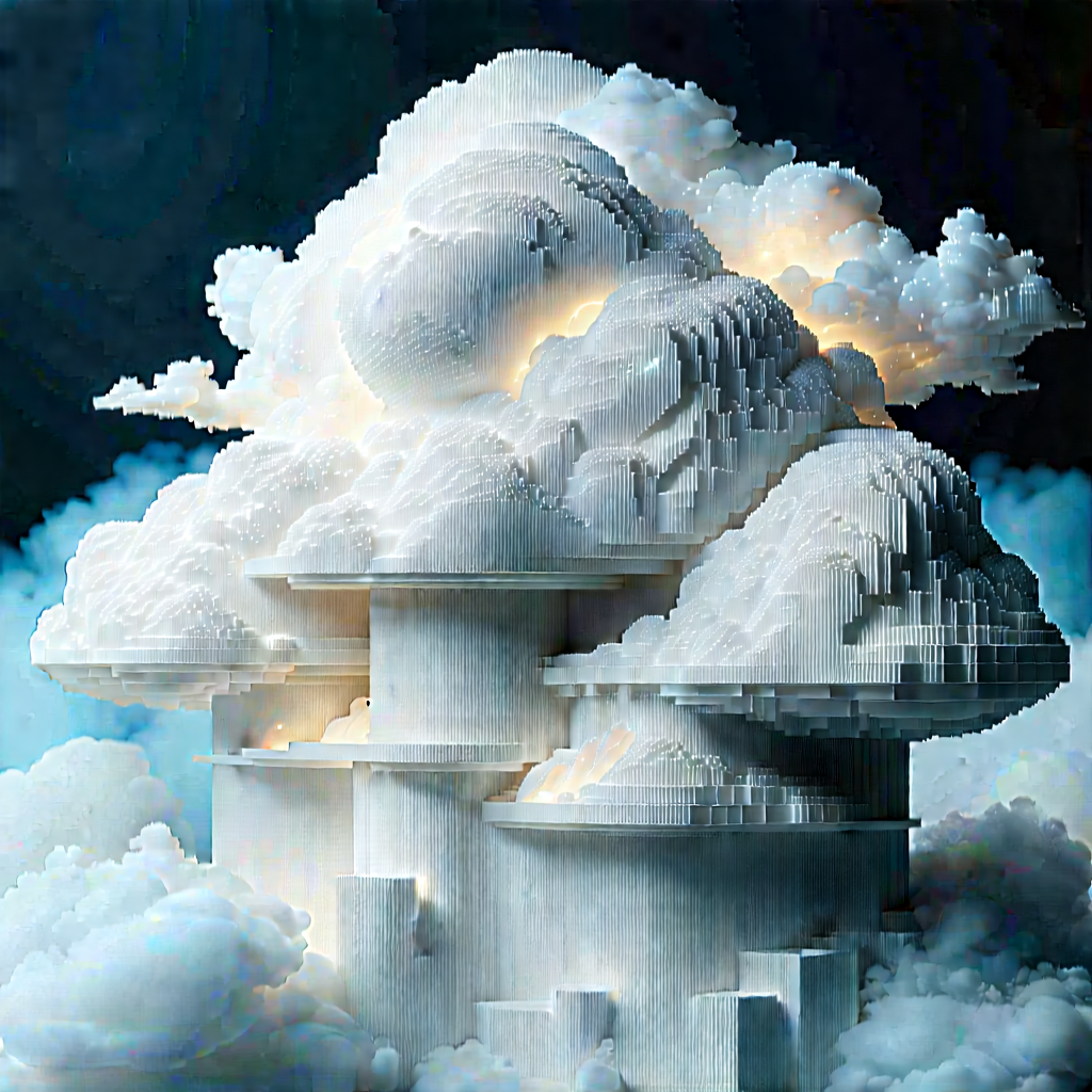 (cloud:1.16) Computing Visualization With Large, White,