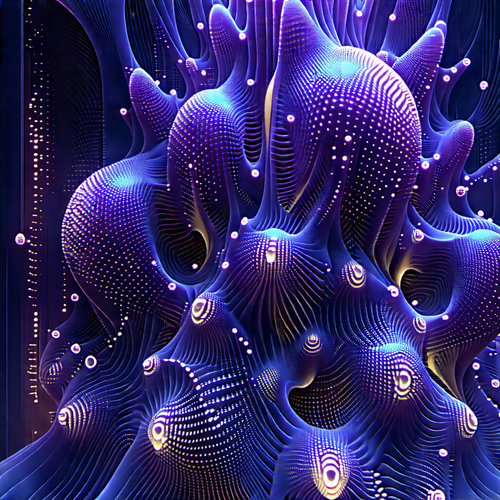 Close-up Of Sensor Array With Close-up Purple,