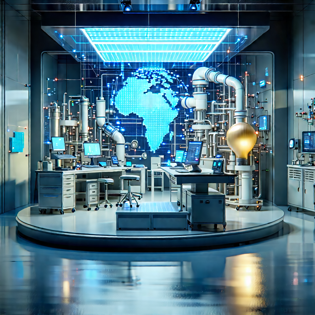 Educational Technology In Manufacturing Facility With Image, There