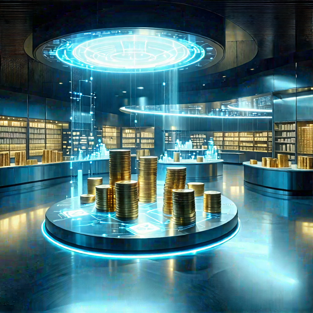 Financial Technology In Manufacturing Facility With Image, There