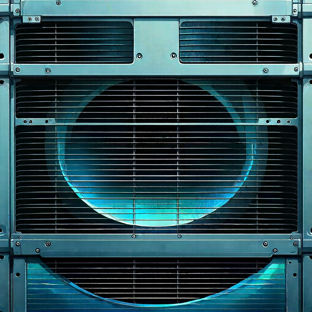 Close-up of cooling system