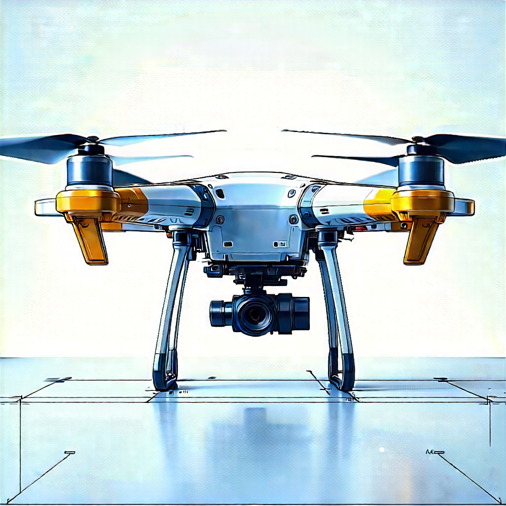 Drone With User Interface With Large Drone