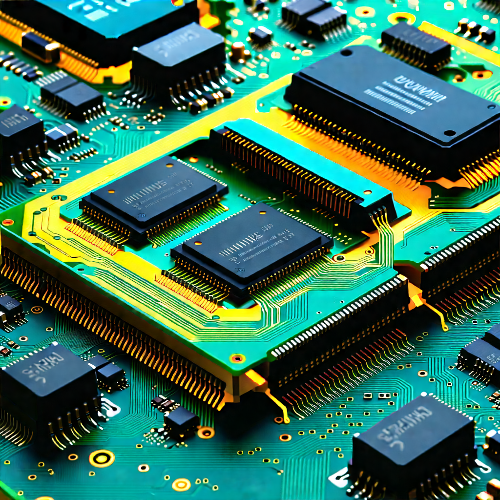 Close-up of memory module
