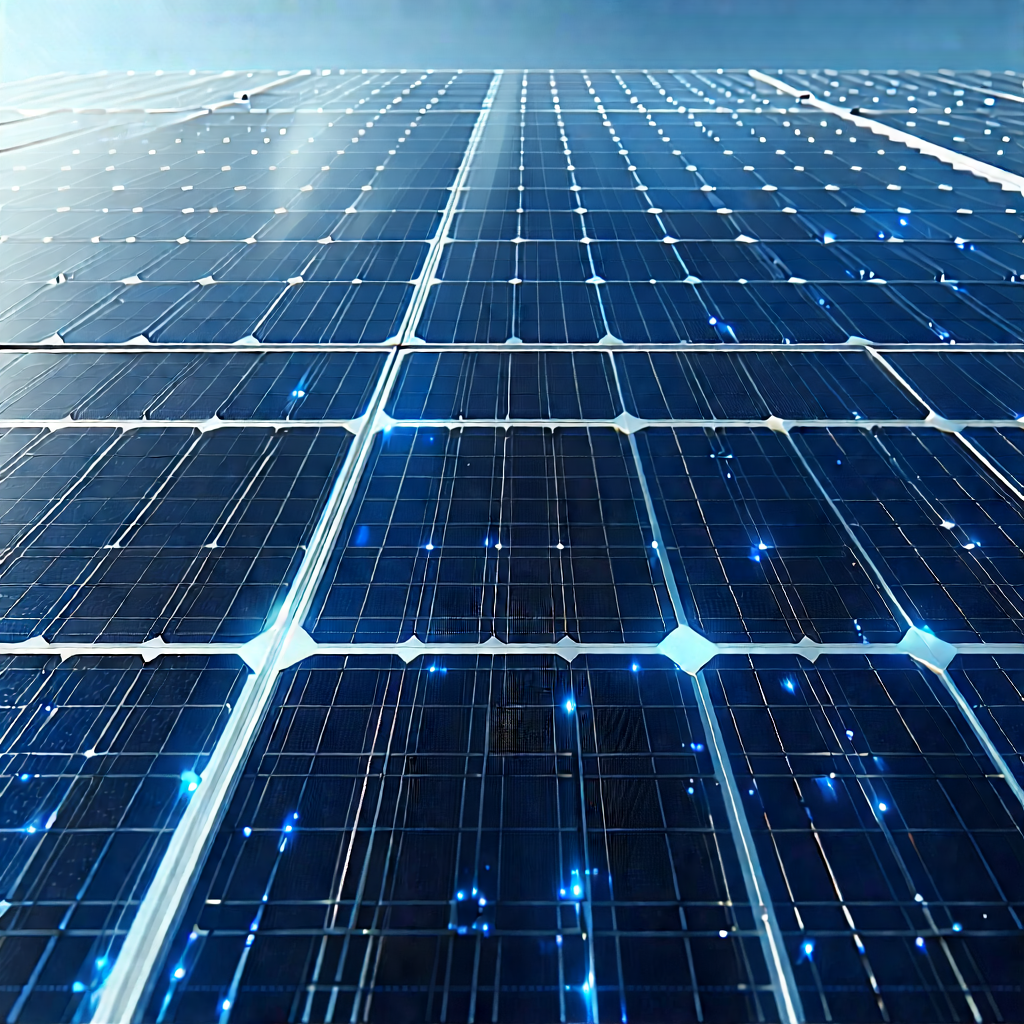 Solar Panel With Laser Scanning With Large Solar