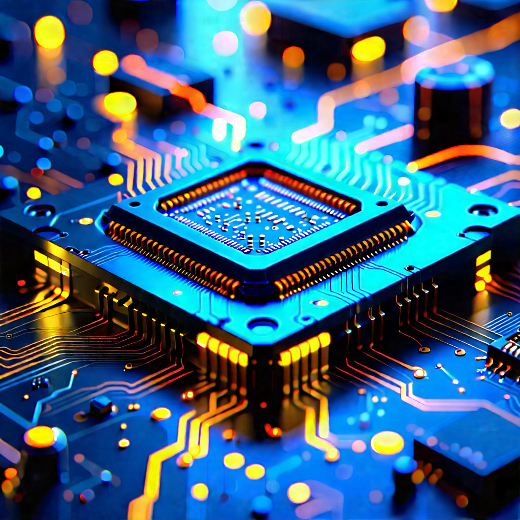 Microchip with data streams